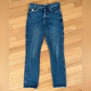 FRAME Denim Le Sylvie Slender Straight Jeans Size 27 Revolve